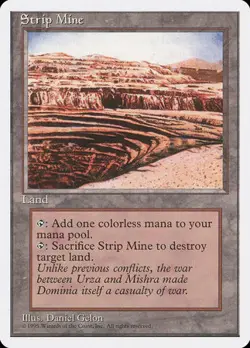 Strip Mine [Fourth Edition] Moderately Played - Image 1