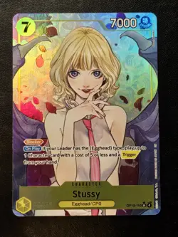 Stussy Alt Art OP13-110 SR One Piece TCG Alternate Foil CARRYING HIS WILL TCG - Image 1