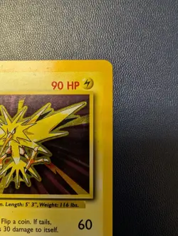 Pokemon TCG Zapdos Base Set Holo #16/102 Vintage WOTC - Image 4