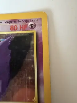 Pokemon Gengar TCG Fossil Holo Unlimited Rare Card 5/62 1999 LP/MP - Image 3