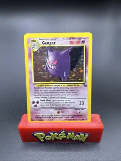 Pokemon TCG Gengar Fossil Holo Card 5/62 Unlimited Rare LP/MP - Image 1
