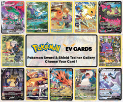 Pokemon Sword & Shield Trainer Gallery: Choose Your Card - All Available! NM - Image 1