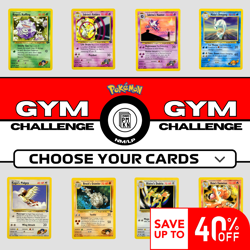 2000 Pokemon Gym Challenge: Choose Your Card! Up to 40% off! - Image 1