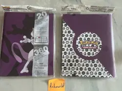 ULTRA PRO Pokemon 9 pocket MEWTWO 'PRO' album Binder-Holds 180-360cards - Image 2