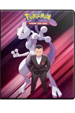 Ultra Pro Pokemon Destined Rivals Mewtwo Giovanni 9 Pocket Binder TCG Portfolio - Image 1