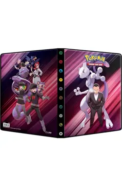 Ultra Pro Pokemon Destined Rivals Mewtwo Giovanni 9 Pocket Binder TCG Portfolio - Image 2