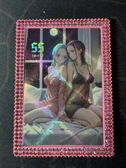 Goddess Vivi Robin Preimium Thick Metal Card Waifu Doujin One Piece Full Art - Image 1