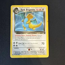 Dark Dragonite 22/82 Team Rocket Non-Holo Pokemon Card TCG - HP - Image 1
