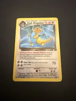 Dark Dragonite 22/82 Team Rocket Non-Holo Pokemon Card TCG - Image 1