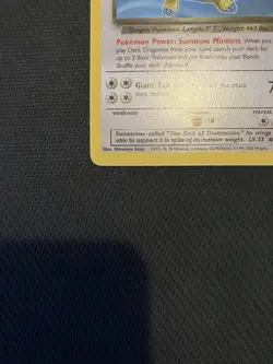 Dark Dragonite 22/82 Team Rocket Non-Holo Pokemon Card TCG - Image 3