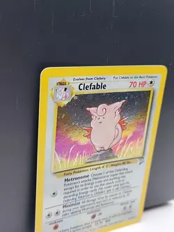Pokemon TCG Clefable Holo Rare Card Base Set 2 5/130 Near Mint - Image 2