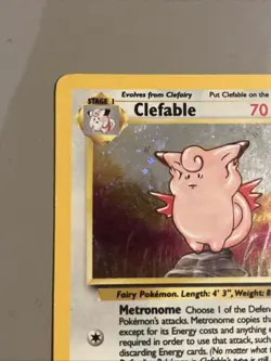 Pokemon TCG Clefable Holo Rare Card Base Set 2, 5/130 - Image 2
