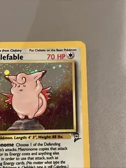 Pokemon TCG Clefable Holo Rare Card Base Set 2, 5/130 - Image 5