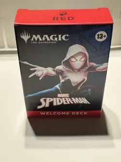 Magic The Gathering Spider-Man Welcome Deck SDCC 2025 Hasbro - Red Deck MTG - Image 1