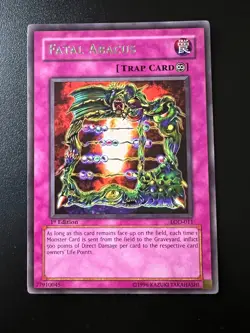 Fatal Abacus LOD-011 Rare 1st Edition Near Mint Yugioh - Image 1