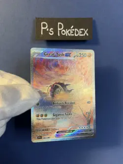 Great Tusk ex 246/198 Sv01: Scarlet & Violet Base Set Holo - Pokemon TCG - NM - Image 3