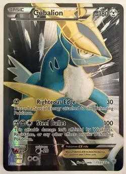 Pokemon Cobalion EX Full Art Plasma Storm Card 133/135 - Image 1