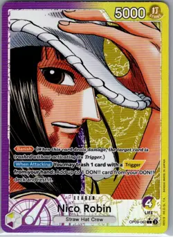 Nico Robin Alt Art OP09-062 English Emperors New World - One Piece Card - NM - Image 1
