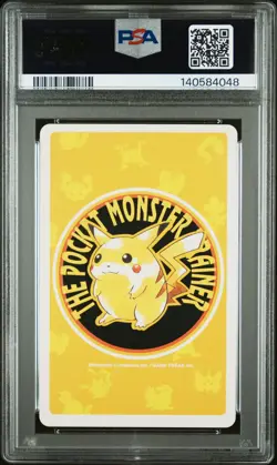 1998 POKEMON YELLOW VERSION PLAYING CARDS 6 OF SPADES #094 GENGAR PSA 10 - Image 2