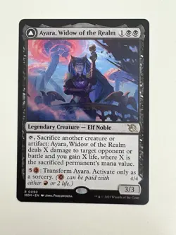 Ayara Widow of the Realm / Furnace Queen MTG Magic Gathering Card NM Mint MOM - Image 1