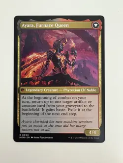 Ayara Widow of the Realm / Furnace Queen MTG Magic Gathering Card NM Mint MOM - Image 2