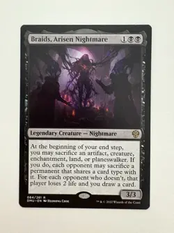 Braids Arisen Nightmare MTG Magic the Gathering Card NM Near Mint DMU - Image 1