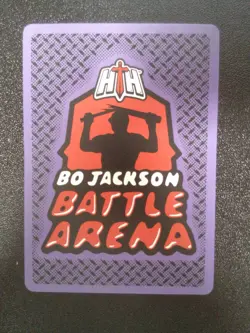 2025 Bo Jackson Battle Arena Alpha Update Play Card SSP #PL-6 Saving Bullets - Image 2