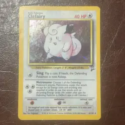 Clefairy 6/130 Base Set 2 Holo Rare 2000 WOTC Pokemon TCG - Image 1