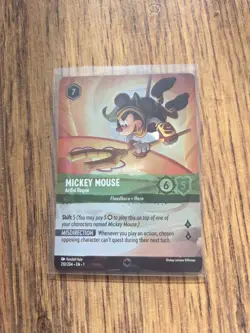 Disney Lorcana Mickey Mouse - Artful Rogue - Enchanted 210/204 The First Chapter - Image 1