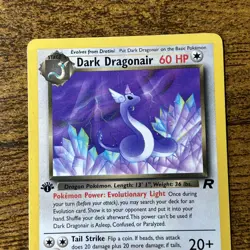 Dark Dragonair 1st Edition 33/82 Team Rocket Pokemon TCG Card Uncommon - Image 2
