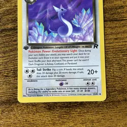 Dark Dragonair 1st Edition 33/82 Team Rocket Pokemon TCG Card Uncommon - Image 3