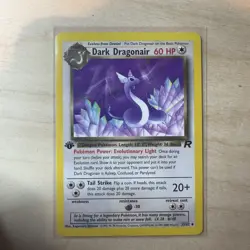 Pokemon TCG Dark Dragonair 1st Edition Team Rocket 33/82 Non Holo Nm - Image 1
