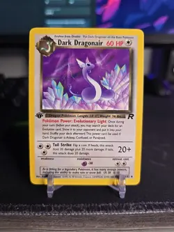 1st Edition Dark Dragonair 33/82 - Team Rocket Pokemon TCG NM/M - Image 1