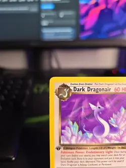 1st Edition Dark Dragonair 33/82 - Team Rocket Pokemon TCG NM/M - Image 2