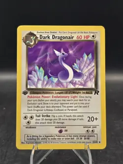 Pokemon TCG Dark Dragonair 33/82 Team Rocket 1st Edition Regular Uncommon NM - Image 1