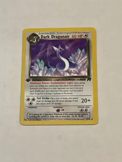 VTG Pokemon TCG Dark Dragonair 33/82 1st Edition Team Rocket Non-Holo WOTC LP - Image 3