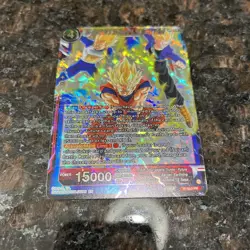 SS Son Goku & SS Vegeta & SS Trunks United Foil Dragon Ball Super Card Game | NM - Image 4