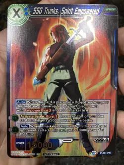 SSG Trunks Spirit Empowered P-361 Promo Foil Dragon Ball Super Card Game | NM - Image 1