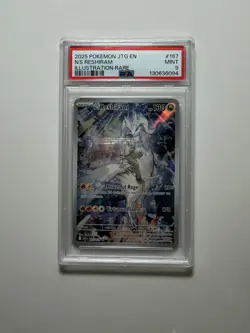 PSA 9 MINT Pokemon TCG N's Reshiram IR Card 167/159 Journey Together - Image 1