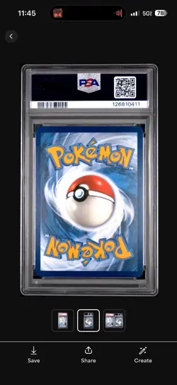 Pokemon TCG N's Reshiram Illustration Rare Card 167/159 Journey Together PSA 9 - Image 2