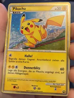 Pokemon TCG Pikachu World Collection PW Holo Promo German - Image 4