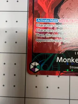 One Piece TCG- ENGLISH Monkey D. Luffy (EB02-010) Alternate Art, Near Mint - Image 4