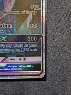 Pokemon Mewtwo GX TCG Shining Legends Holo Card 78/73 Secret Rare - Image 5