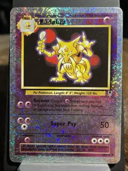 Pokemon Kadabra 49/110 Reverse Holo Foil Legendary Collection 2002 LP - Image 1