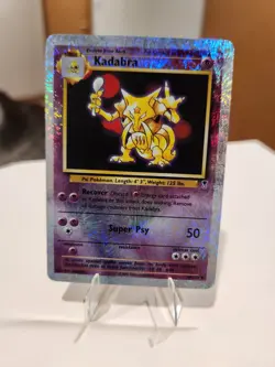 Pokemon Kadabra Legendary Collection Reverse Holo Uncommon Card 49/110 - Image 2
