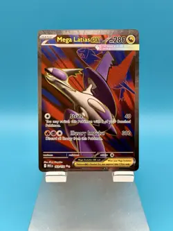 Mega Latias ex 163/132 Ultra Rare ME01: Mega Evolution NM Near Mint Pokemon TCG - Image 1