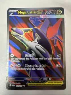 Mega Latias ex 163/132 Ultra Rare Pokemon TCG ME01: Mega Evolution Near Mint - Image 1