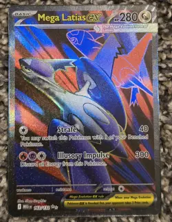 Mega Latias ex 163/132 Ultra Rare Pokemon TCG ME01: Mega Evolution - Near mint - Image 1