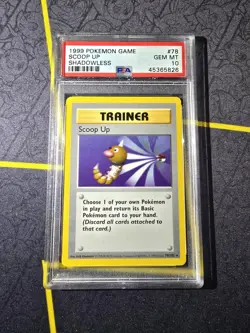 1999 Pokemon Scoop Up PSA 10 - Shadowless 78/102 Base Set - WOTC Pokemon - Image 1