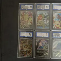 Pokemon Graded Bundle Of 10 CHR/AR - Image 2